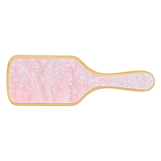Bamboo Paddle Brush Hair - Pink Sugar