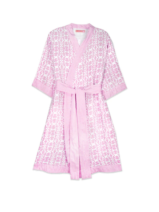 Pink Chintz Bathrobe