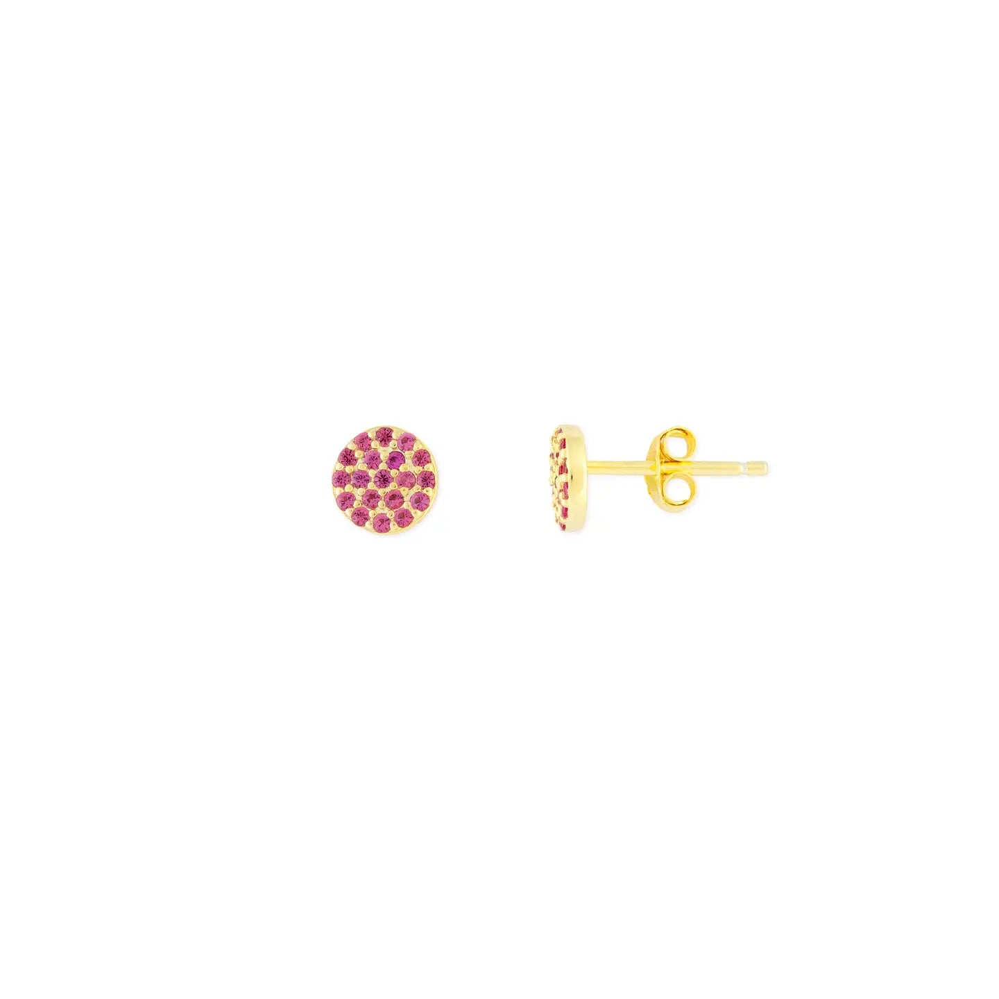 Pink Juliet Studs