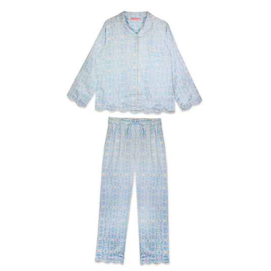 Pajama Set – Blue Chintz