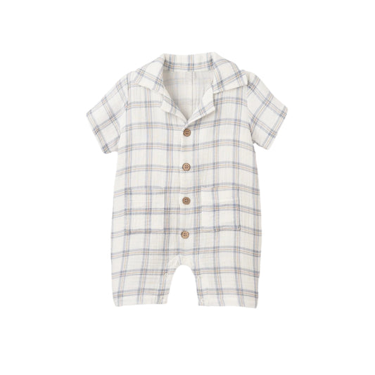Plaid Muslin Shortall
