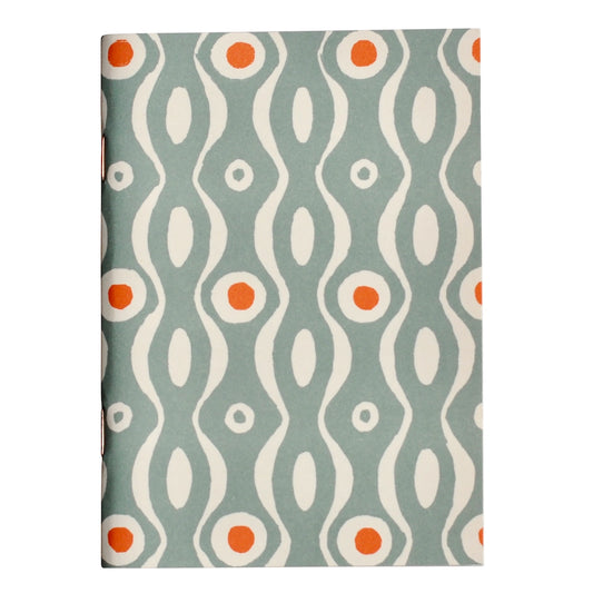 Pocket Notebook Persephone Teal and Orange