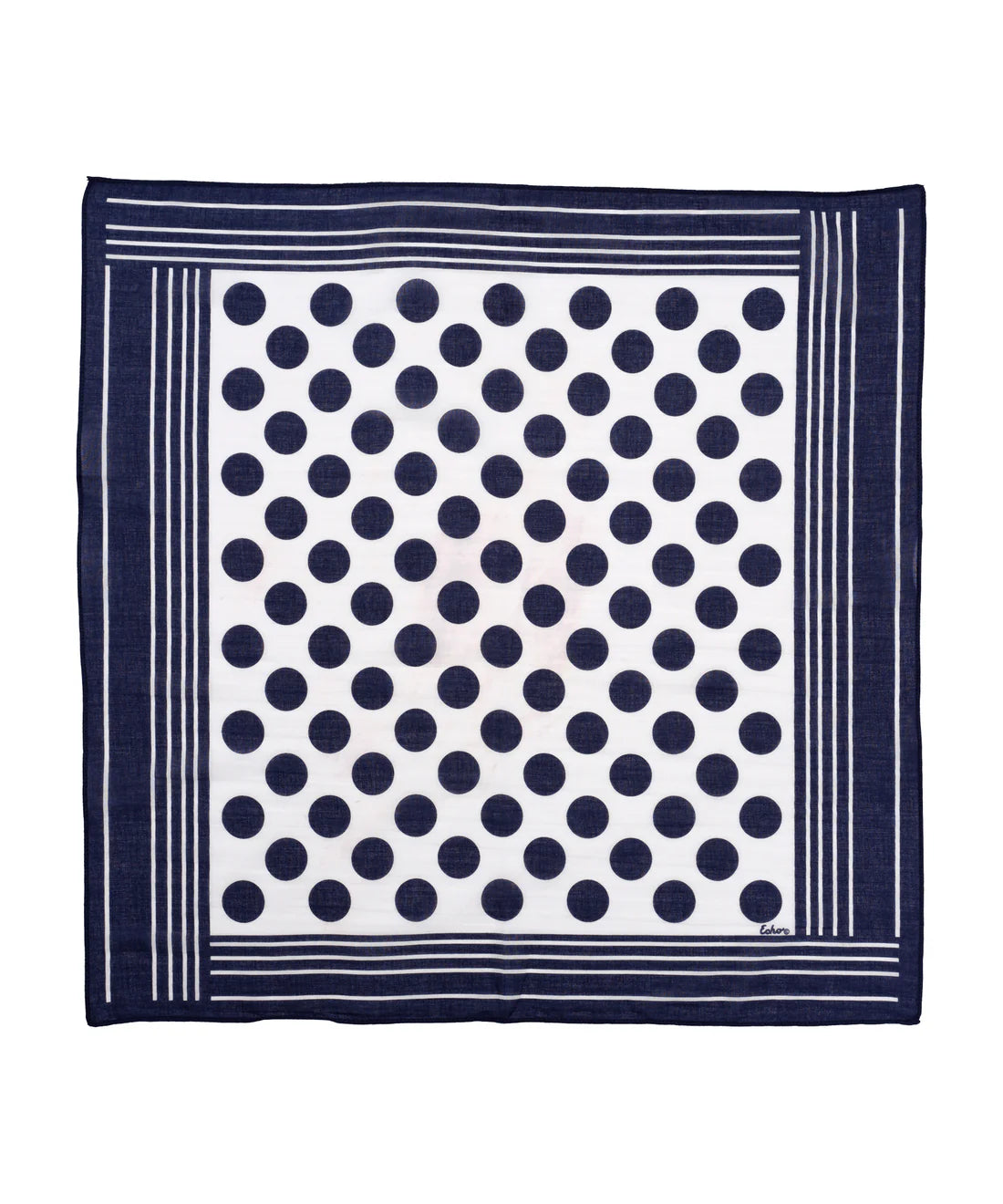 Polka Dot Bandana - Navy