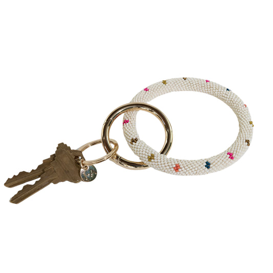Key Ring-Polka Dotted