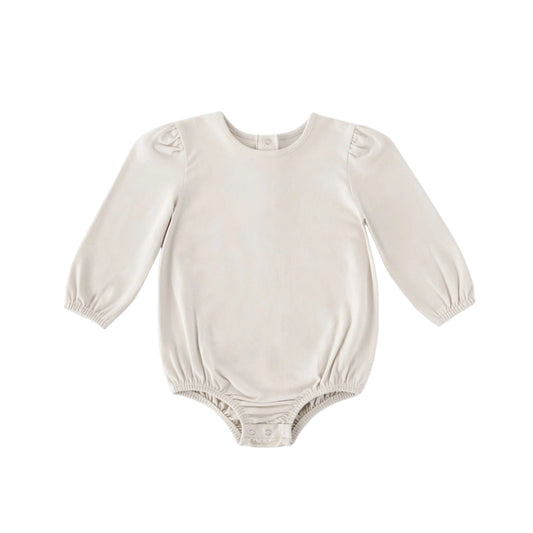 Puff Sleeve One-Piece- Natural