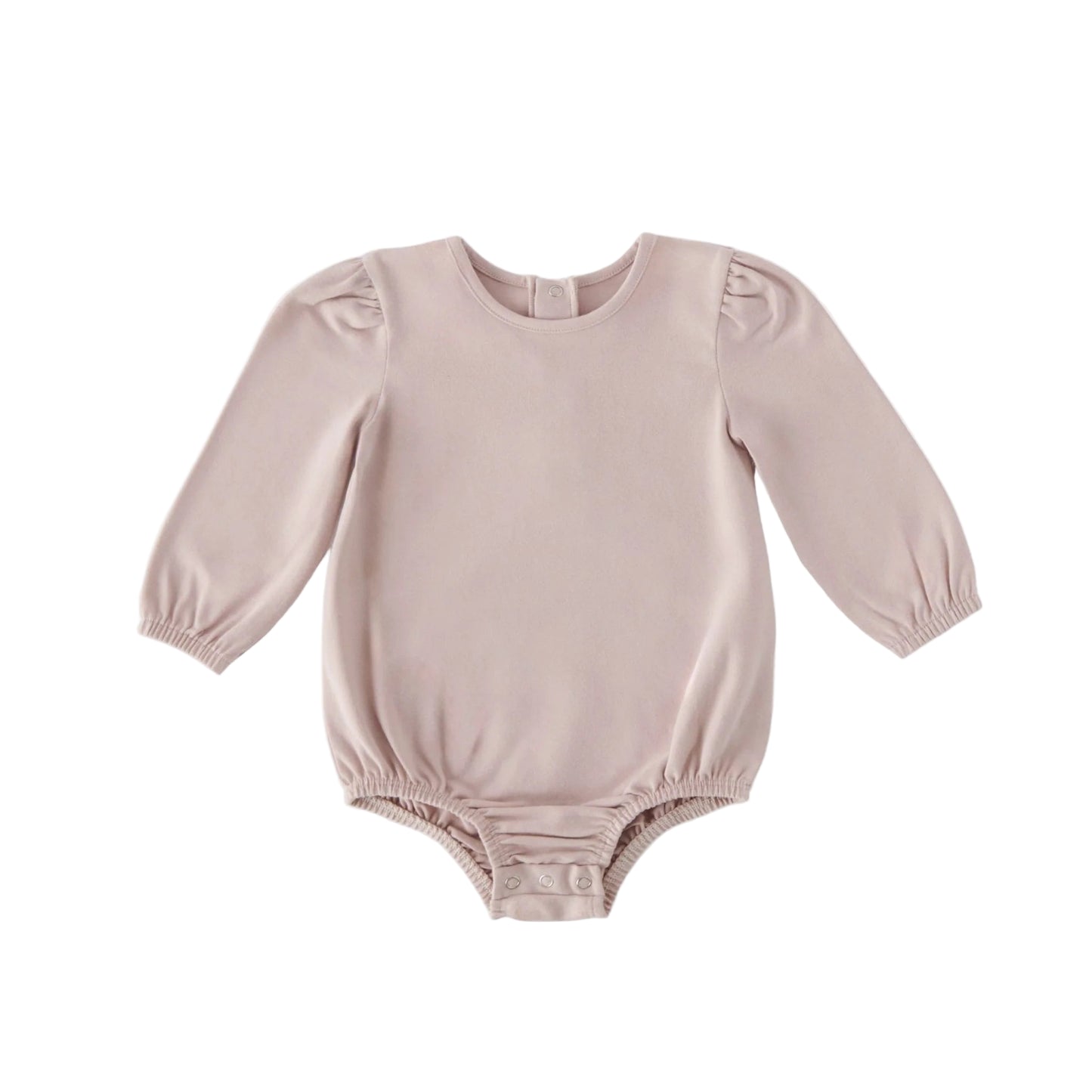 Puff Sleeve One-Piece- Pink
