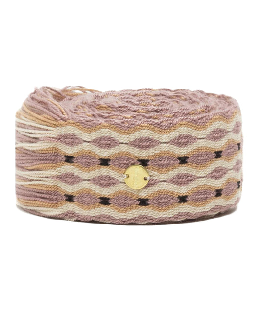 Belt- Purple and Cream
