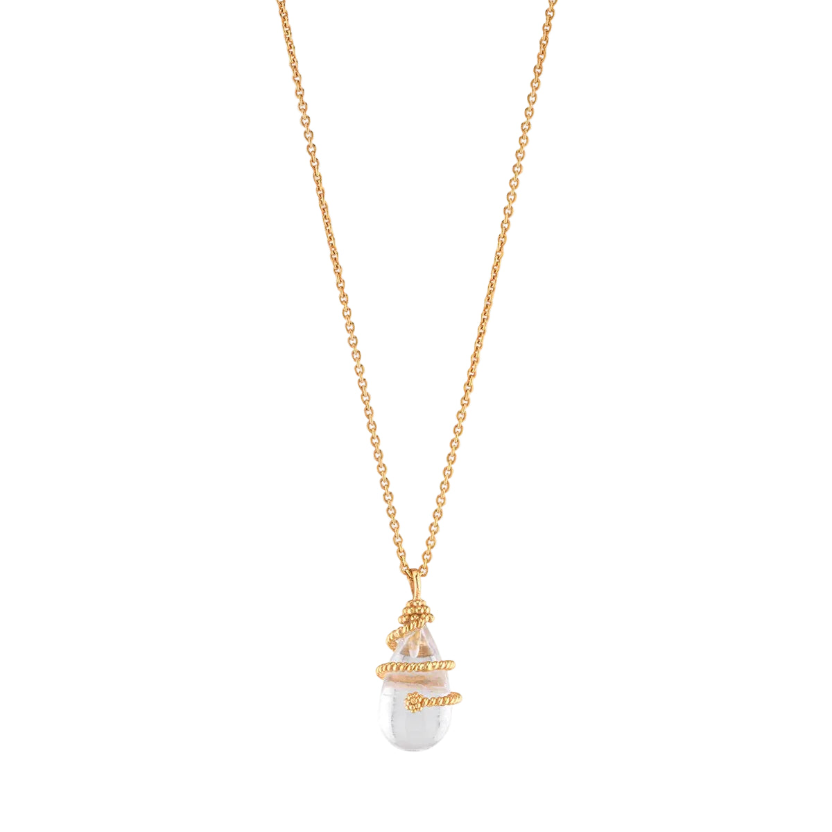 Quartz Drop Necklace
