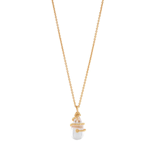Quartz Drop Necklace