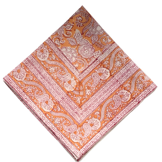 Rashmi Orange Napkins Set