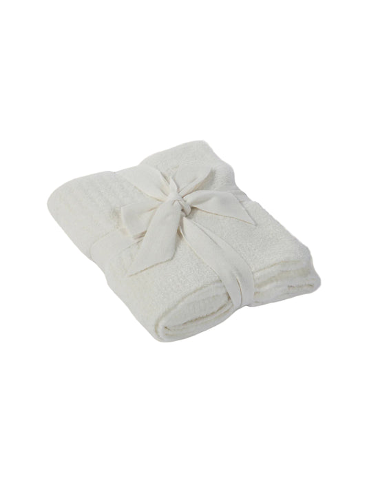 Barefoot Dreams Ribbed Baby Blanket- Pearl