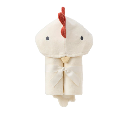 Hooded Bath Towel- Rooster