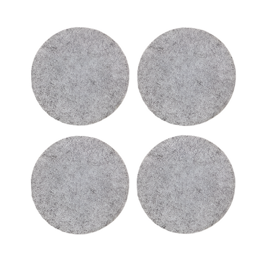 Round Felt Coasters – Granite