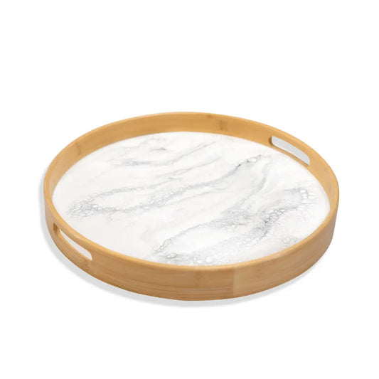 Round Tray – Marble