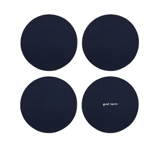 Round Marine Felt Coasters