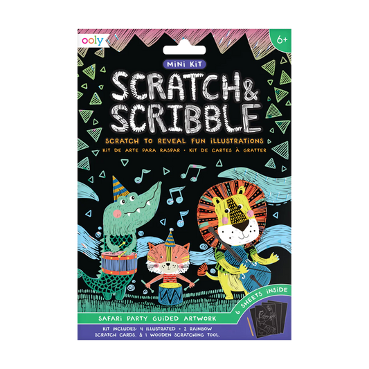 Scratch & Scribble Mini Kit - Safari Party