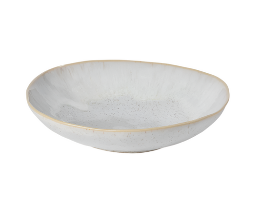 Sand Beige Pasta Serving Bowl
