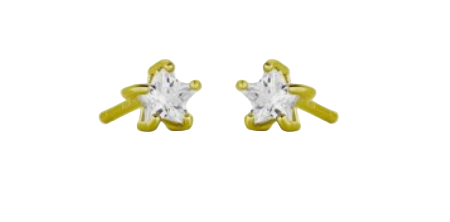 Crystal Star Studs