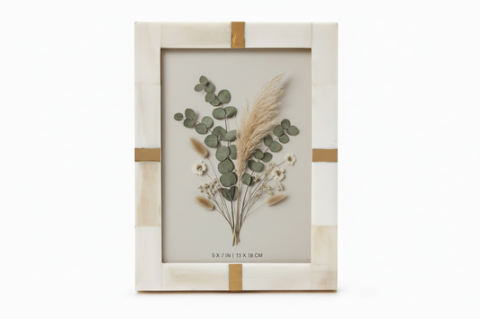 Bone and Brass Frame- 5x7