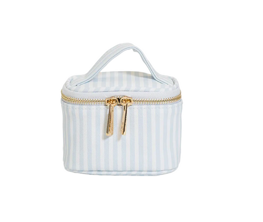 Blue Stripe Jewelry Case