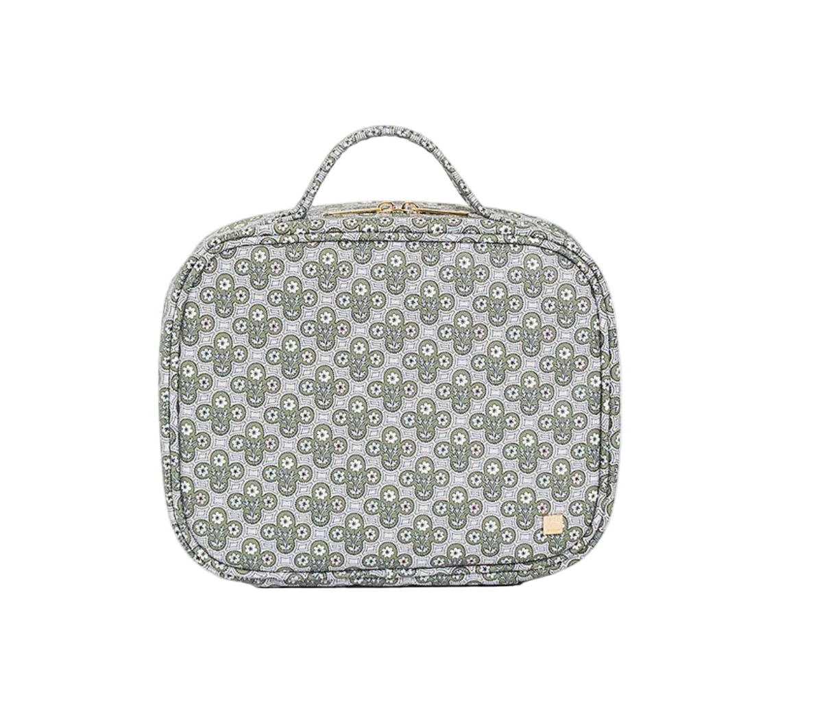 Green Floral Cosmetic Set