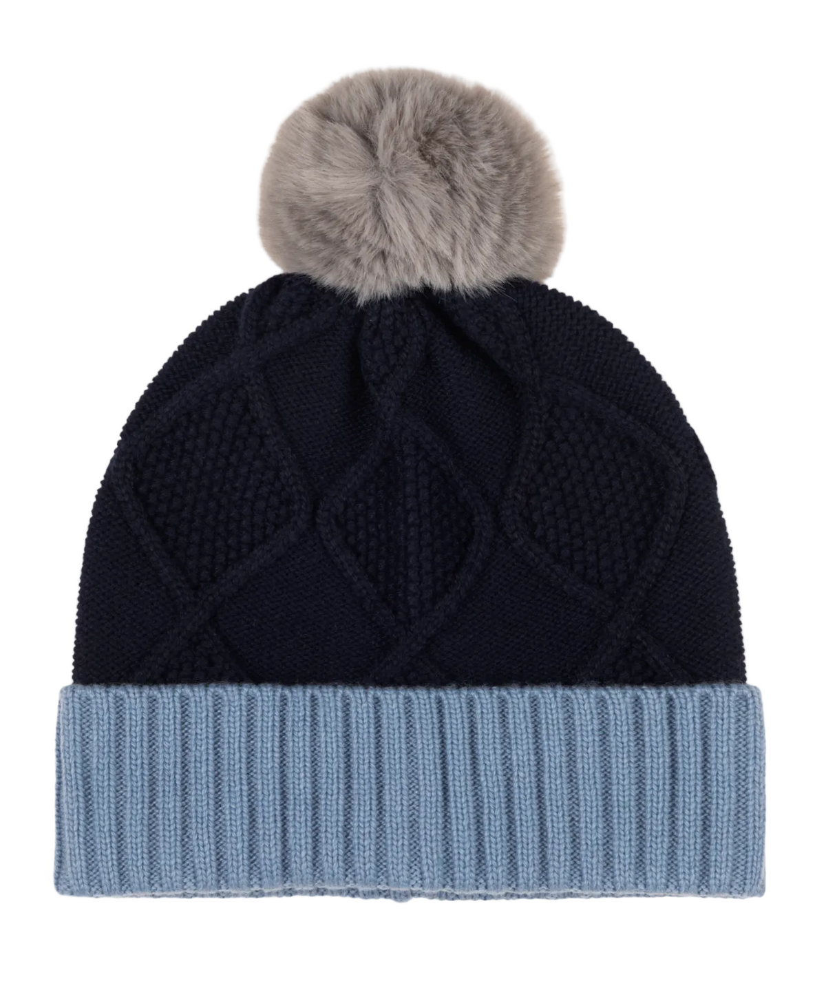 Block Beanie - Navy