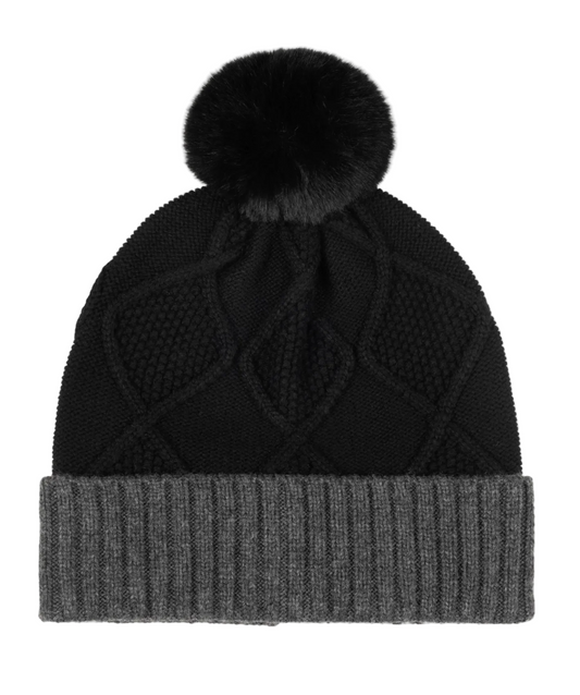 Block Beanie - Black