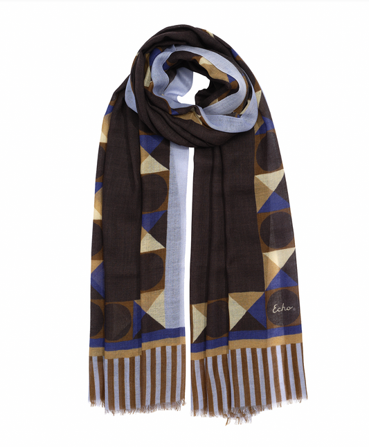 Geometric Wrap - Black