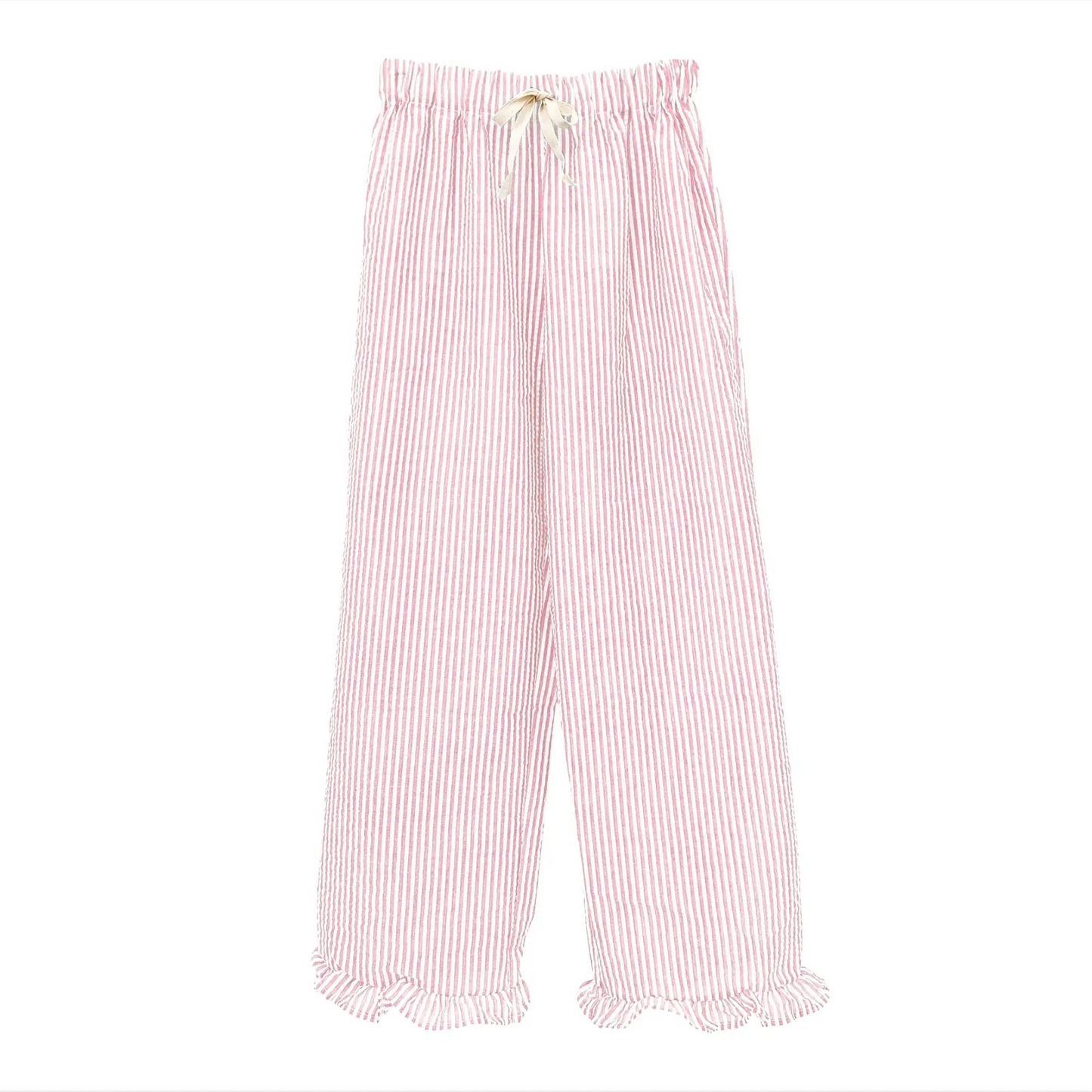 Ruffle PJ Pants – Pink Multi