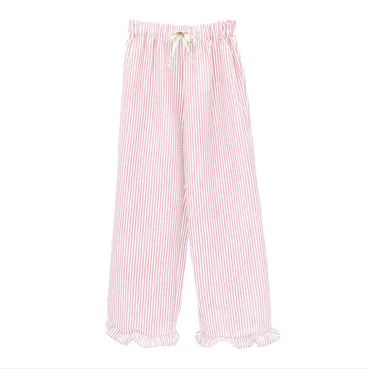 Ruffle PJ Pants – Pink Multi