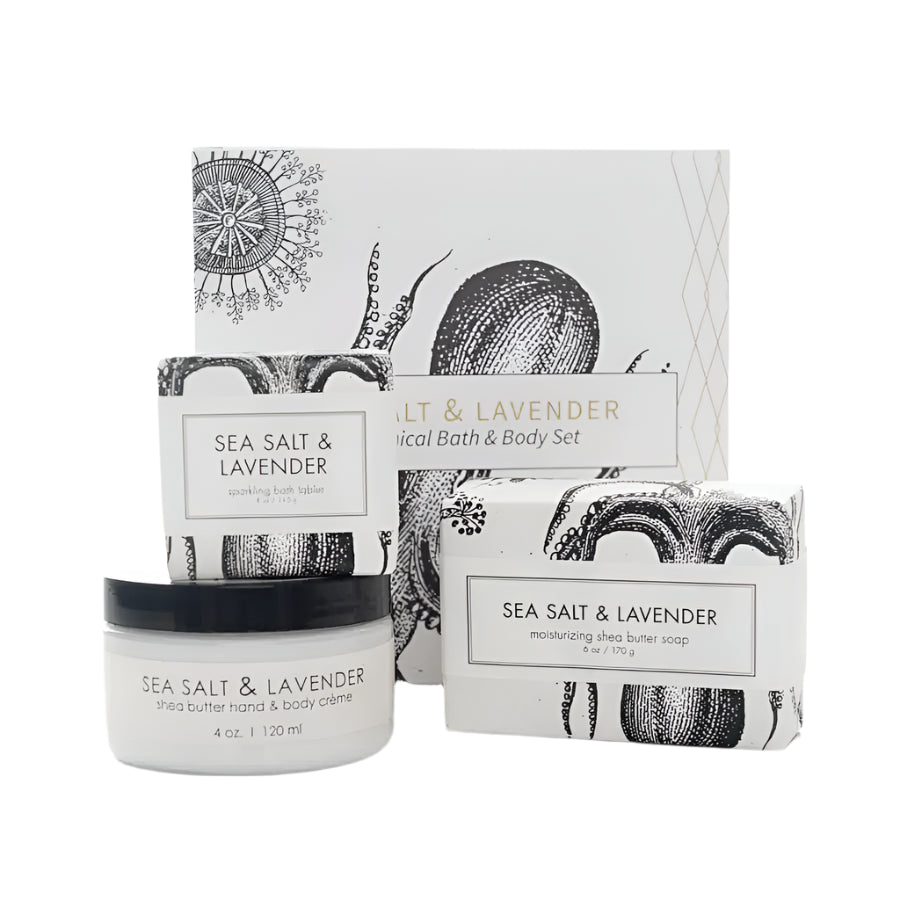 Sea Salt and Lavender Gift Set