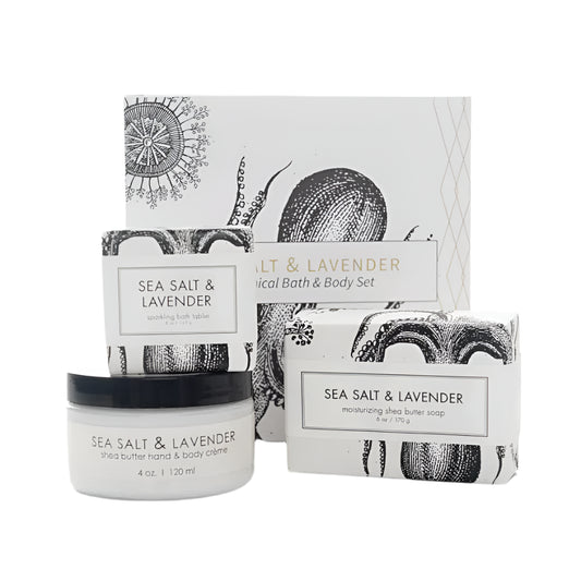 Sea Salt and Lavender Gift Set