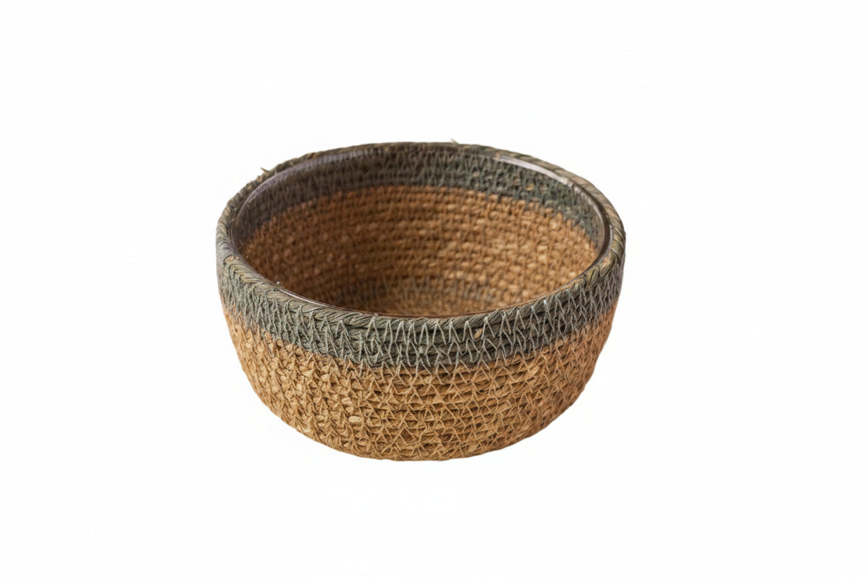 Mini Seagrass Bowl – Seafoam
