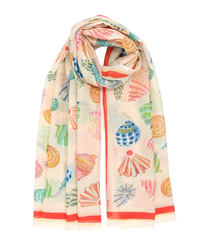 Sea Shells Sarong- Multicolor