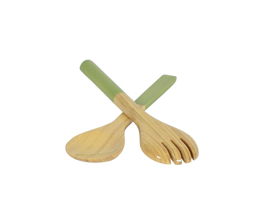 Salad Servers- Pastel Green