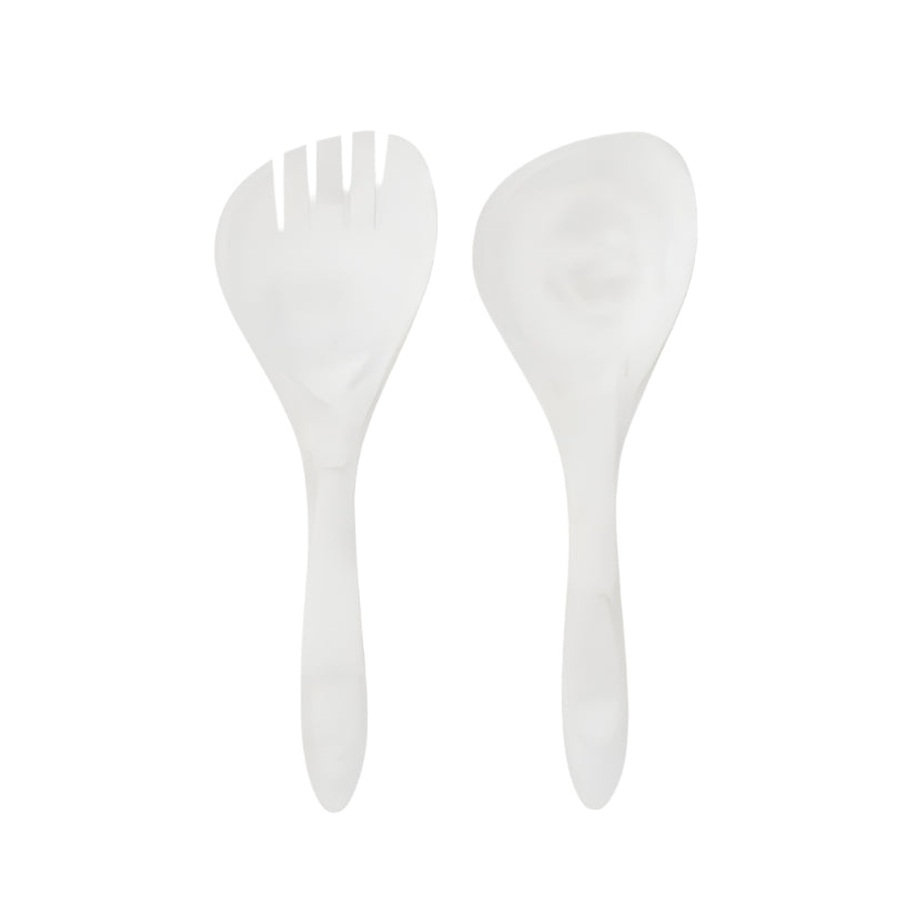 Resin Serving Set – White