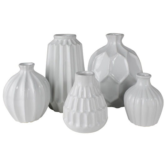 Set of 5 Cinc Vases