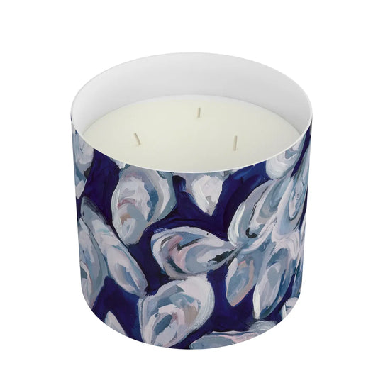 Silver Shells Candle