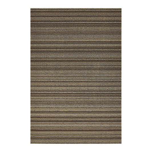 Skinny Stripe Shag Mat- Mushroom