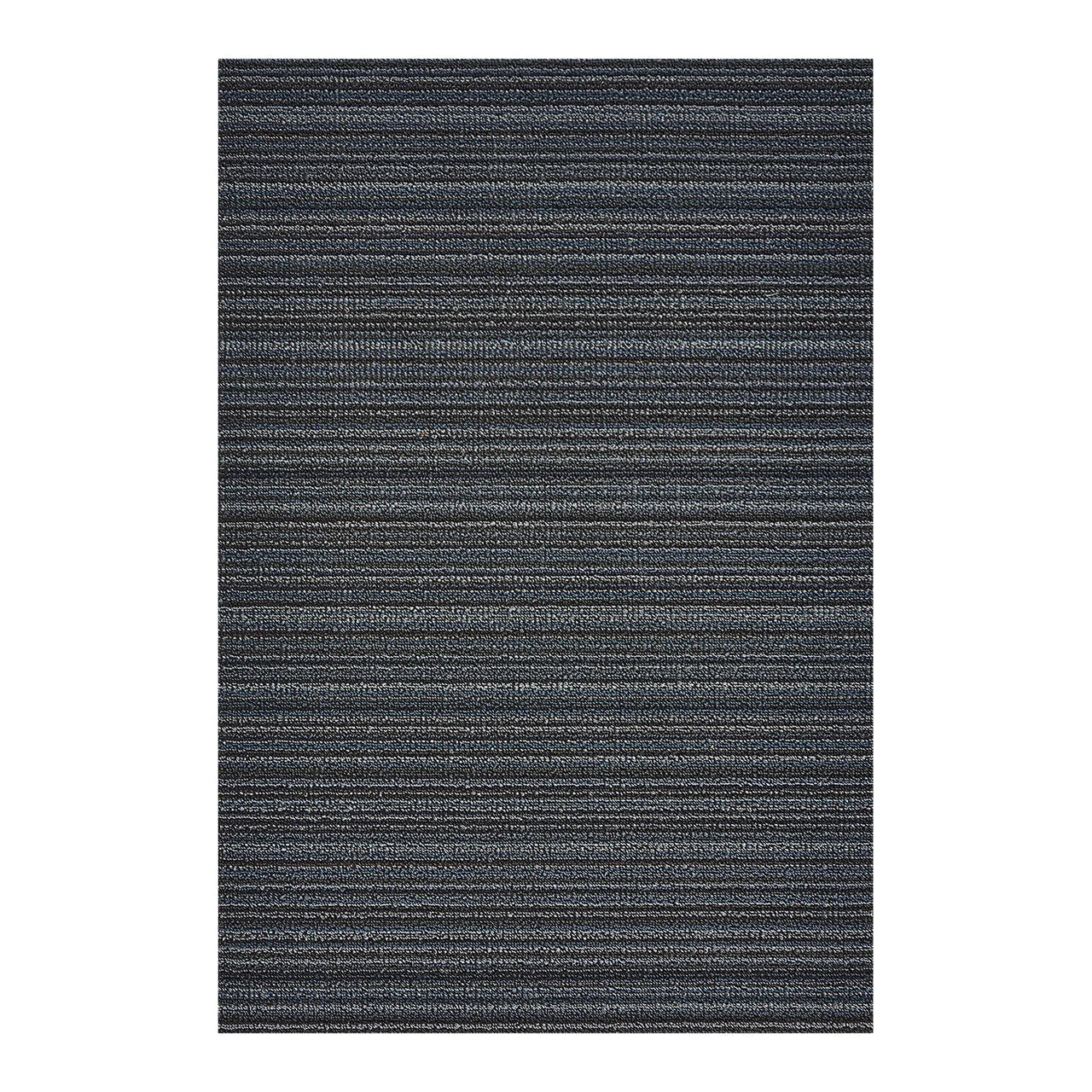Skinny Stripe Shag Mat- Blue