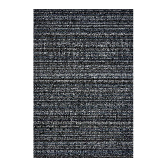 Skinny Stripe Shag Mat- Blue