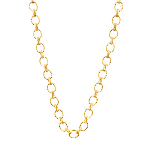 Small Gold Link Necklace
