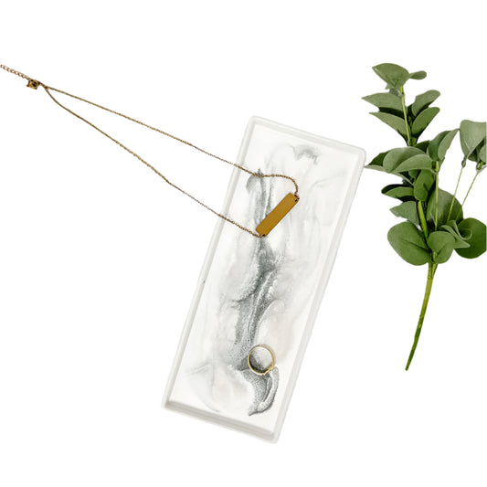 Small Ceramic Tray – Marble