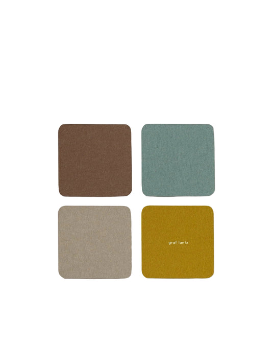 Square Felt Coasters –London Fog