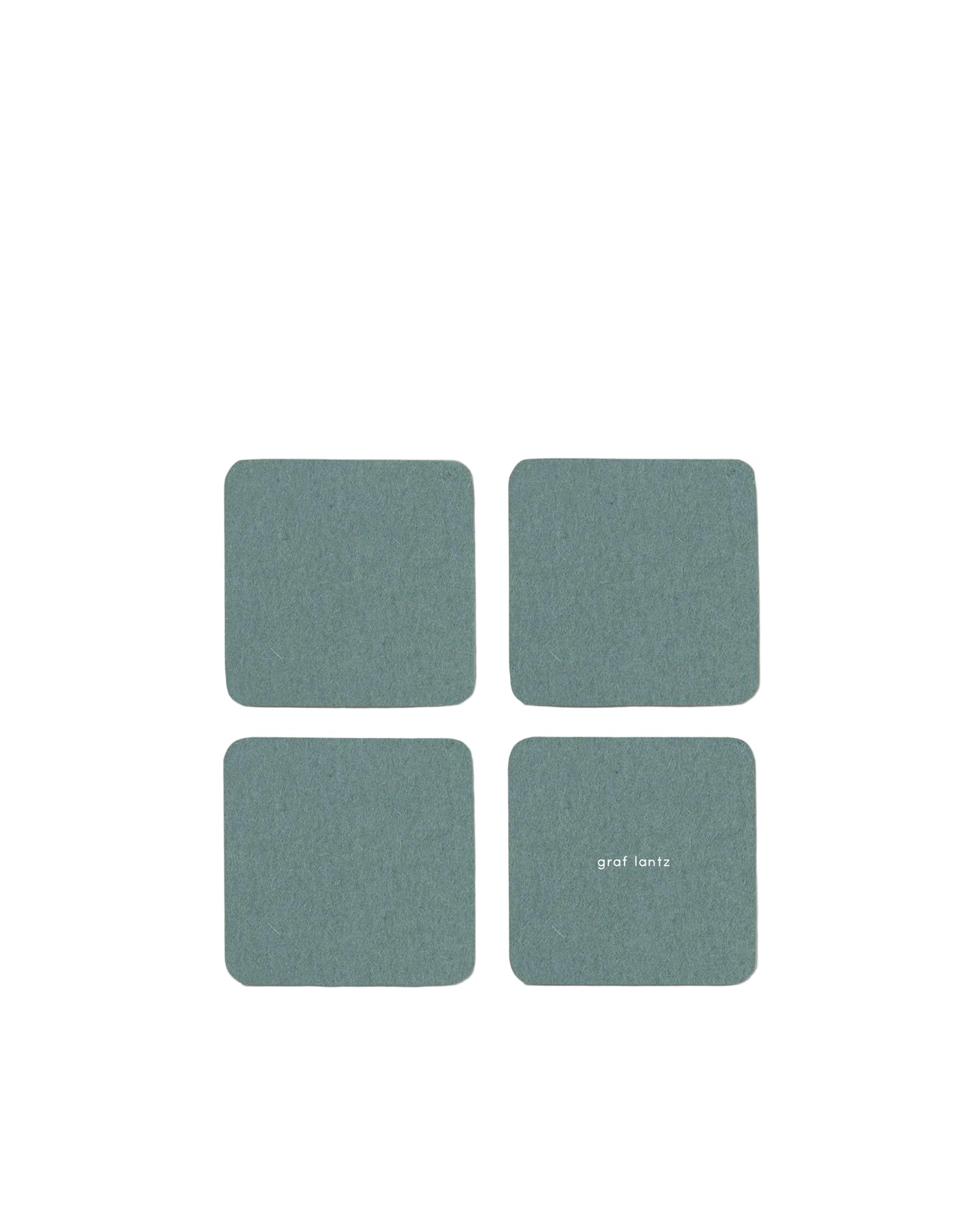 Square Felt Coasters –Spruce