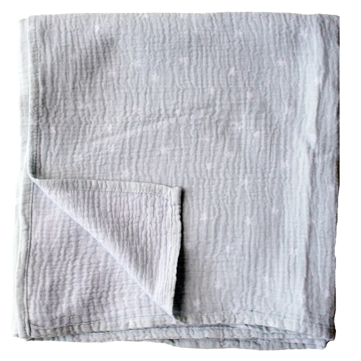 Muslin Swaddle Starry Night - Dove Grey