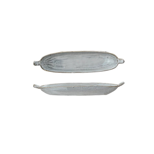 Stoneware Dish with Handle- Small