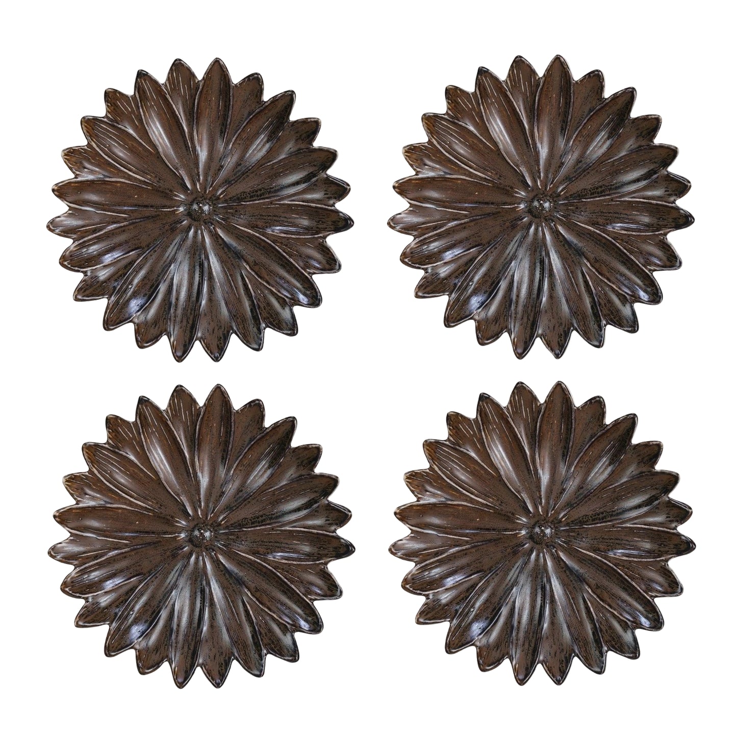 Floral Stoneware Plate