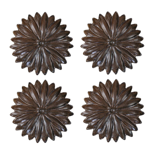 Floral Stoneware Plate
