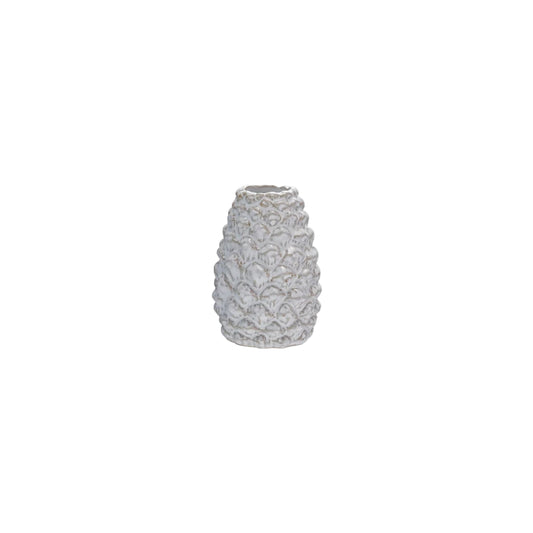 Stoneware Pinecone Taper Holder- Set of 2